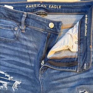 American Eagle Outfitters Blue High-Rise Jegging